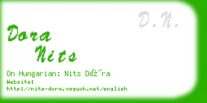 dora nits business card